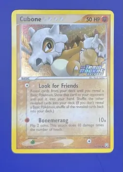 Pokemon Card Cubone 51/109 Holo Stamped Common Team Rocket Returns - Image 2