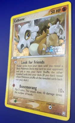 Pokemon Card Cubone 51/109 Holo Stamped Common Team Rocket Returns - Image 4
