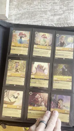 Disney Lorcana The First Chapter Complete Set 1-204 + Foil Lot + Card Binder! - Image 2