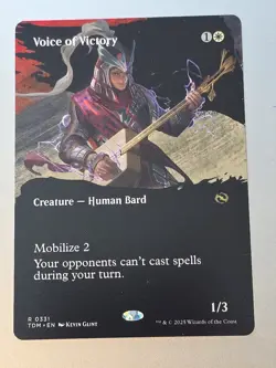 Voice of Victory (Borderless) Tarkir: Dragonstorm Regular - Image 1