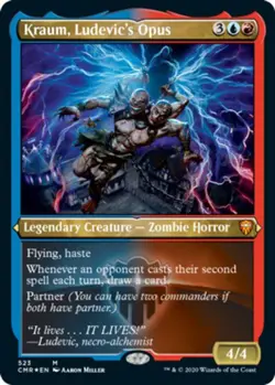 1x Kraum, Ludevic's Opus - Foil Etched NM-Mint, English Commander Legends MTG Ma - Image 1