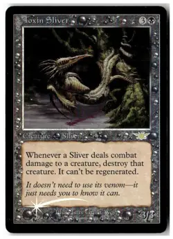 MTG Foil Toxin Sliver - Legions Heavily Played English - Image 1