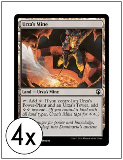 4x Urza's Mine, Modern Horizons 3 Commander, Magic MTG NM - Image 1