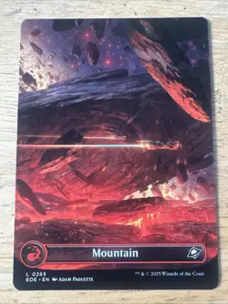 MOUNTAIN (0265) (BORDERLESS) Edge of Eternities #265 EOE(NM+)(MTG) - Image 1