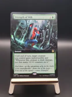 Strength of Will (Extended Art) - #267 - Rare - Marvel's Spider-Man - SPM - Image 1