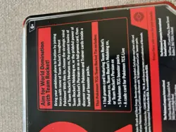 Pokemon TCG Factory Sealed Destined Rivals Team Rocket Tin - Image 5