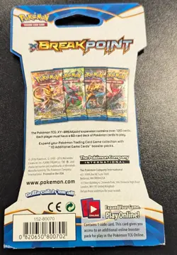 Pokemon TCG: XY Breakpoint Sleeved Booster Pack New Factory Sealed - Image 2