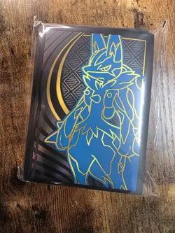 Pokemon ETB Sleeves - Mega Evolutions Lucario - Image 1