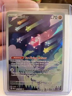 Pokemon CGC Scarlet & Violet Paradox Rift Minior English Card 201/182 - Image 1