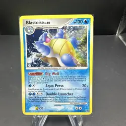 Pokemon TCG - Blastoise - 2/127 - Platinum - Holo Rare (2009) - NM- - Image 1