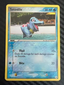 Pokemon TCG Totodile EX Hidden Legends 79/101 Regular Common VLP - Image 1