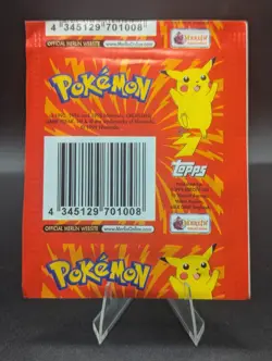 1999 Topps Merlin Pokemon Stickers Series 1 Factory Sealed Booster Pack 🔥🔥🔥 - Image 2