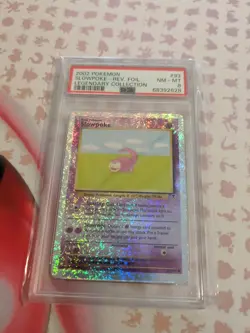 2002 Pokemon Slowpoke 93/110 Reverse Foil Legendary Collection PSA 8 - Image 2