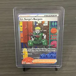 Lt. Surge's Bargain SIR Mega Evolution 185/132 Pokemon TCG - Image 1