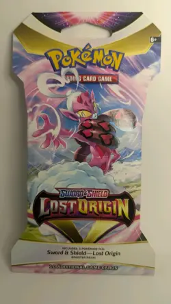 Pokemon Lost Origin Sleeved Booster Pack - Box Fresh - Enamorus Art - Image 1
