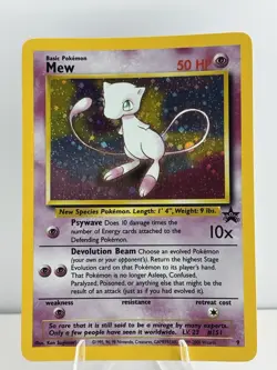 Mew 09/53 Wotc Black Star Promo Holo Rare Pokemon LP/NM - Image 1