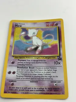Mew 09/53 Wotc Black Star Promo Holo Rare Pokemon LP/NM - Image 5