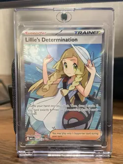 Pokemon Lillie’s Determination Full Art Ultra Rare 169/132 Mega Evolution - Image 1
