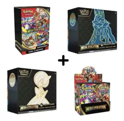Inhand - Mega Evolution Pokemon Center Both ETB’s+Enhanced Booster Box+Bundle - Image 1