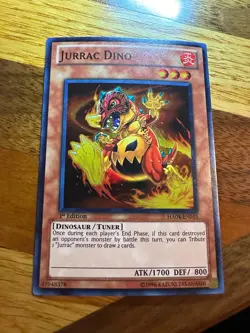 Jurrac Dino HA04-EN015 1st Edition Super Rare LP + BONUS - Image 1