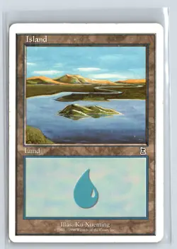 (2X) Island 169 Portal Three Kingdoms Common - MTG Magic the Gathering Card - Image 3