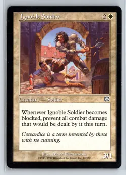 (2X) Ignoble Soldier - Mercadian Masques - MTG Magic the Gathering Card - Image 3