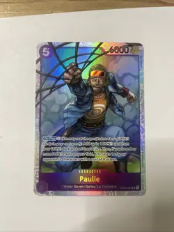 One Piece TCG Card Paulie OP03-066 SR English Pillars of Strength NM - Image 1