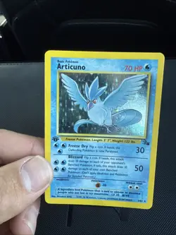 Pokemon TCG Articuno Fossil Holo Card First Edition 2/62 - Image 3