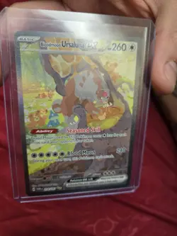 Pokemon TCG Bloodmoon Ursaluna EX Twilight Masquerade Card 216/167 NM - Image 3