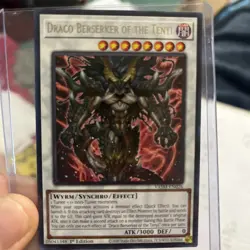 Draco Berserker of the Tenyi VASM-EN026 1st Edition YuGiOh Card - Image 1
