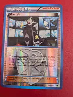 Ghetsis - 101/116 Plasma Freeze Reverse Holo Pokemon Card Excellent Condition - Image 1