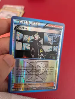 Ghetsis - 101/116 Plasma Freeze Reverse Holo Pokemon Card Excellent Condition - Image 3