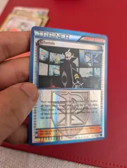 Ghetsis - 101/116 Plasma Freeze Reverse Holo Pokemon Card Excellent Condition - Image 4