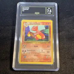 First Edition Graded 7.5 NM+ Charmeleon 1999 Pokemon - #24/102 - Nice Card - Image 1