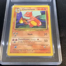 First Edition Graded 7.5 NM+ Charmeleon 1999 Pokemon - #24/102 - Nice Card - Image 2