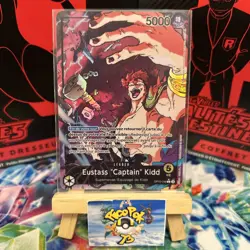 One Piece Card Game Carte OP10-099 Eustass Kid L Alt Para Leader [Fr] Francais - Image 1