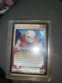 Dragon Ball Z Dbz Ccg Tcg 106 Orange Searching Maneuver Foil Android Saga card - Image 1