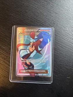 Pokemon TCG Skyla Breakpoint Trainer Full Art Ultra Rare Holo Card 122/122 MP - Image 1