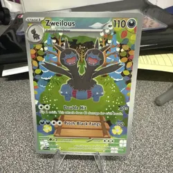 Zweilous White Flare Pokemon TCG Full Art Sir Rare English Card 147/086 - Image 1