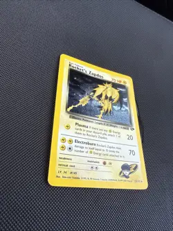 Rockets Zapdos 2000 Gym Challenge Holo Card 15/132 - Image 2