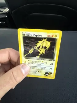 Rockets Zapdos 2000 Gym Challenge Holo Card 15/132 - Image 5