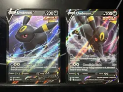 Umbreon V SWSH203 Holo Ultra + Black Star Promo Rare Pokemon Card SWSH NM - Image 1