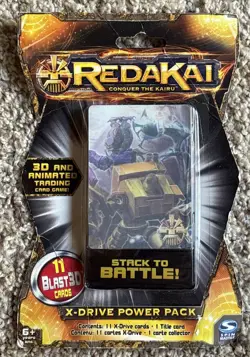 Redakai Conquer the Kairu X Drive Power Pack 3D and Animated Trading Card Game - Image 1