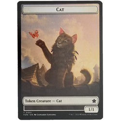 x1 Cat/Cat Double Sided Token 0001/0002 MTG FDN M/NM Foundations - Image 1