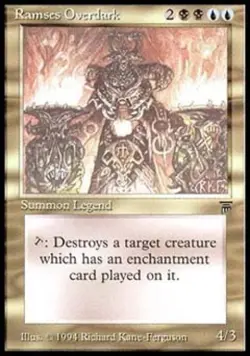 MTG English Ramses Overdark Medium Play Normal Legends - Image 1
