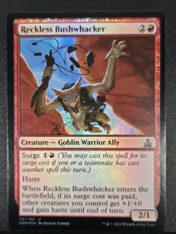 Reckless Bushwhacker #116 Oath of the Gatewatch OGW Magic MTG Foil - Image 3