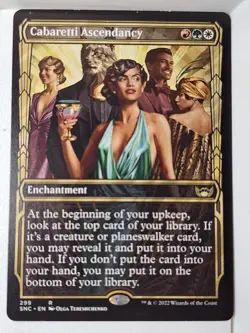 Cabaretti Ascendancy -Showcase- Streets of New Capenna - Magic the Gathering MTG - Image 1