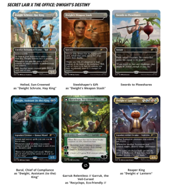 MTG Secret Lair PRESALE The Office - Dwight's Destiny NON-FOIL - Image 1