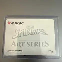 1x Art Series (17/54) - Kapow! MTG Marvel's Spider-Man NM Magic Regular - Image 5