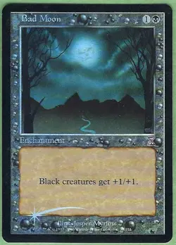 MTG - Bad Moon - Foil Time Spiral Timeshifted - Image 1